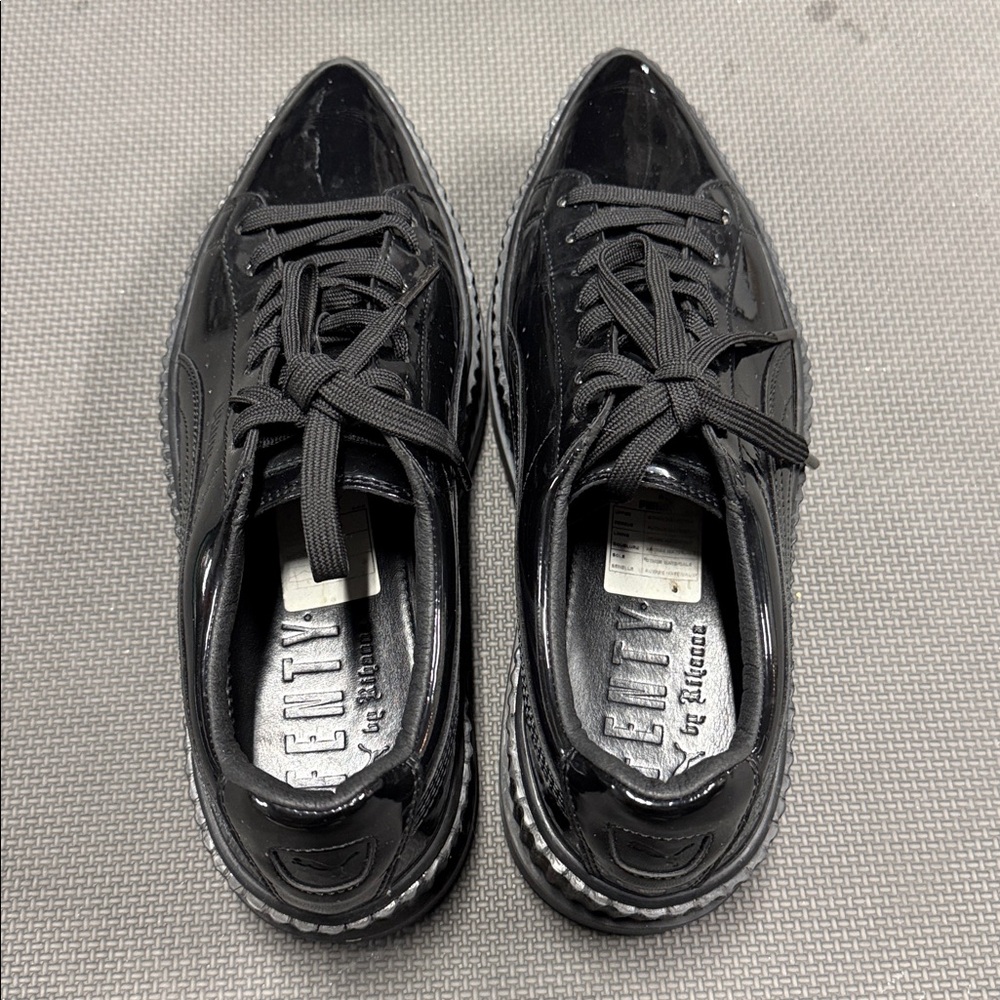 Puma Fenty x Rihanna Pointy Creeper Patent Casual Sneakers - Picture 2 of 8